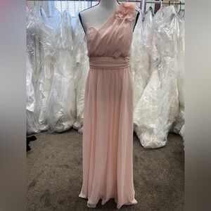 Elegant Pink Evening Gown